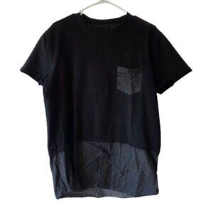 Forte Men's Black Tshirt XL Short Sleeves 100% Cotton